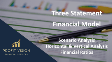 Three Statement Financial Model - 5 Year Forecast