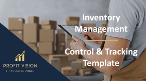 Inventory Management - Control & Tracking Template