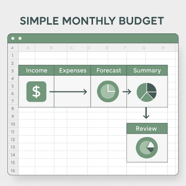 Simple Excel Budget Planner – For Freelancers & Solo Professionals (Free)