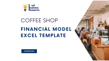 Coffee Shop Financial Model Excel Template