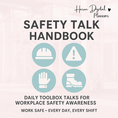 Daily Toolbox Talks for Workplace Safety