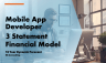 Mobile App Development Business 3 Statement Financial Model