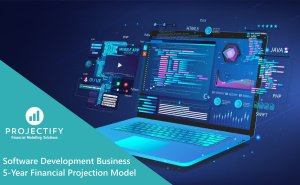 Software Development Business 5-Year 3 Statement Financial Projection Model