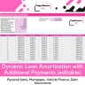 Dynamic Loan Amortization Schedule - Additional Payments (Editable)