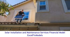 Solar Installation and Maintenance Services Monthly 5-Year Financial Forecast Model