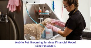 Mobile Pet Grooming Services Monthly 5-Year 3-Statement Financial Forecast Model