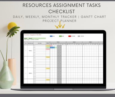 Recourses Assignment Tasks Checklist - Daily Tracking