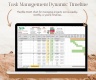 6 Excel Gantt Charts Bundle | Task Management – Timelines, Leave, Plan vs Actual, Resource & Machine Tracking