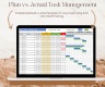 6 Excel Gantt Charts Bundle | Task Management – Timelines, Leave, Plan vs Actual, Resource & Machine Tracking