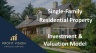 Single Family Residential Property Investment Model (Buy, Hold, Sell)
