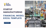 Startup Manufacturing Financial Projection Model