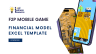 F2P Mobile Game Development Financial Model Template