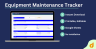Equipment Maintenance Tracker Google Sheets Template