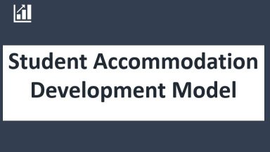 Student Accommodation Development Model - Excel (20 years) Develop, hold, and lease