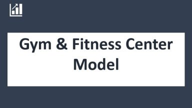 Gym and Fitness Club Financial Forecasting Model Excel Template