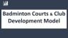 Badminton Court and Club Dynamic - 10-year Financial Forecasting Model