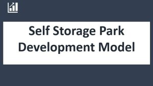 Self-Storage Park Development Model 20 years - Three Statement Analysis / Valuations