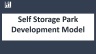 Self-Storage Park Development Model 20 years - Three Statement Analysis / Valuations