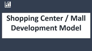 Shopping Centre Development Model - 20-year Three Statement Analysis and Valuation