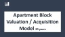 Apartment Block Acquisition / Valuation Model - 20 year Three Statement Analysis