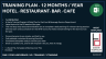 F&B Service Yearly Training Program Outline