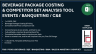 Event Beverage Packages Costing & Pricing Tool
