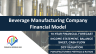 Beverage Manufacturing Company Financial Model (10 Year Financial Forecast)