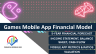Games Mobile App Financial Model