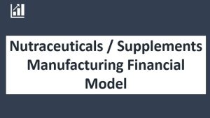 Nutraceutical Supplements - Health and Beauty Products - Manufacturing Start-up Financial Model