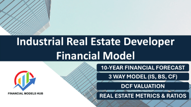 Industrial Real Estate Financial Model (10 Year Financial Forecast)