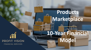 Online Products Marketplace – Dynamic 10 Year Financial Model