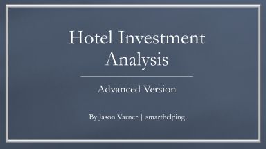 Hotel Deal Analysis Template (Advanced)