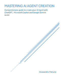 Mastering AI Agent Creation - Comprehensive Guide to Create Your AI Agent with ChatGPT, Copilot and Gemini