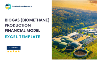 Ready To Use Biogas Financial Forecasting Model Excel Template