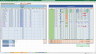 MS Excel, tracking project month, weekly financials incl. contracted work, forecasts, actuals, variance, expenses, pivot