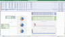 MS Excel, tracking project month, weekly financials incl. contracted work, forecasts, actuals, variance, expenses, pivot