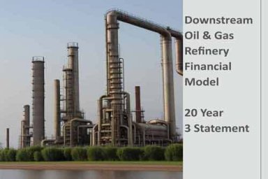 Downstream Oil and Gas Refinery Financial Model (Oil & Gas Cost Models)