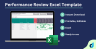 Performance Review Template | Excel Employee Evaluation Form | Monthly - Quarterly - Annual Reviews | Employee Appraisal
