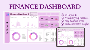 Finance Dashboard – Track Income, Savings & Expenses with Growth Insights
