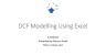 Excel Financial Modelling Course