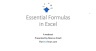 Excel Financial Modelling Course