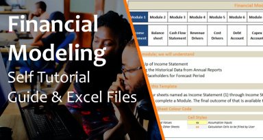 3 Statement Financial Modeling with DCF & Relative Valuation - Self Learning Kit