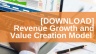 SaaS Modeling Revenue Growth and Value Creation Excel Model
