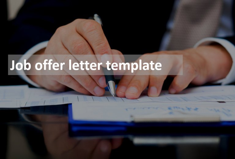 Job Offer Letter Template - Eloquens