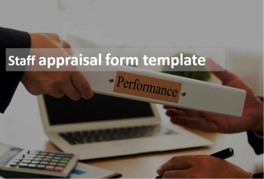 Staff Appraisal Form Template