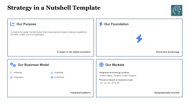 Strategy in a Nutshell Template: One-Page Framework That Transforms Strategic Planning