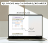 2025 Excel Planner & Calendar | Monthly + Daily Notes | Printable & Digital Download