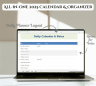 2025 Excel Planner & Calendar | Monthly + Daily Notes | Printable & Digital Download