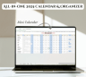 2025 Excel Planner & Calendar | Monthly + Daily Notes | Printable & Digital Download
