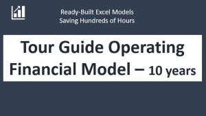 Tour Guide Operator Financial Model - Forecast 10 years